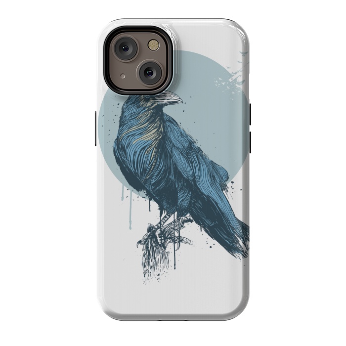 iPhone 14 StrongFit Blue crow by Balazs Solti