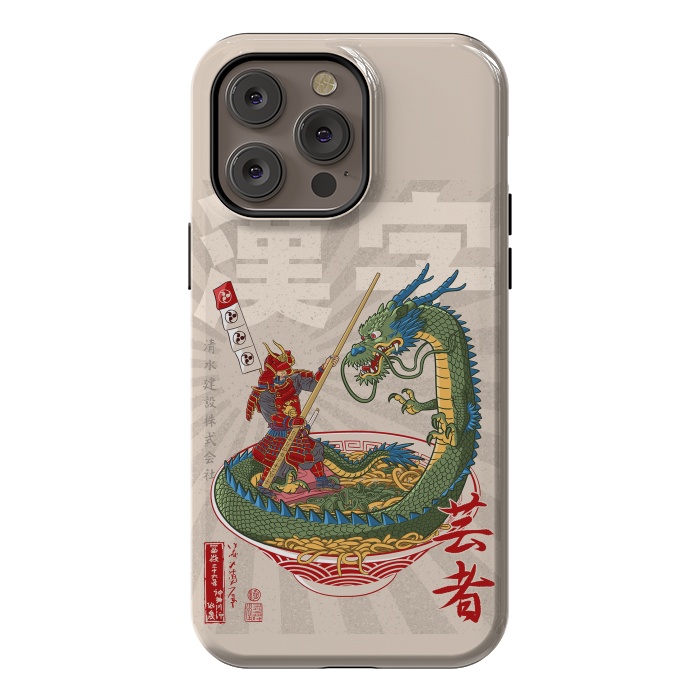 iPhone 14 Pro max StrongFit Samurai dragon ramen by Alberto