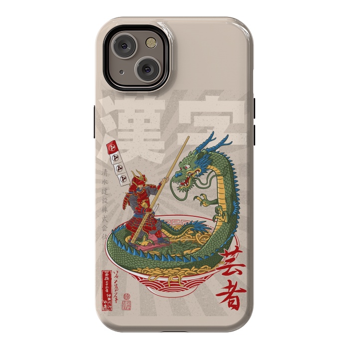 iPhone 14 Plus StrongFit Samurai dragon ramen by Alberto