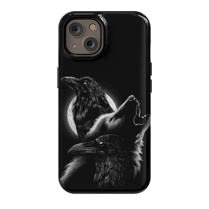 iPhone 14 StrongFit Wolf crow by Alberto