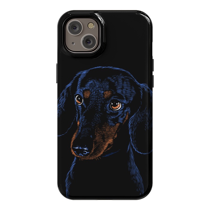 iPhone 14 Plus StrongFit Dachshund puppies dog by Alberto