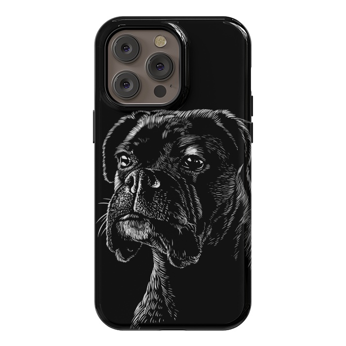 iPhone 14 Pro max StrongFit Boxer dog by Alberto