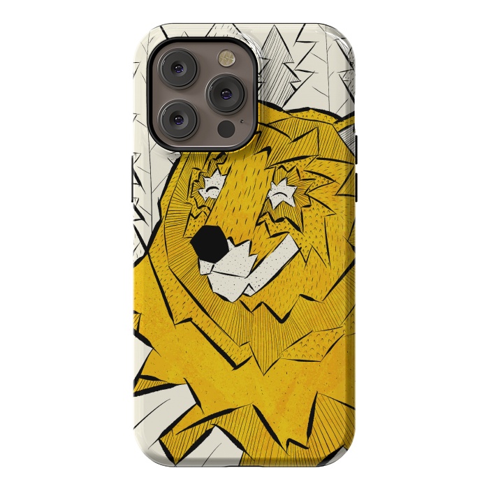 iPhone 14 Pro max StrongFit Golden bear by Steve Wade (Swade)