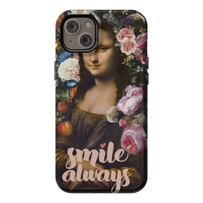 iPhone 14 Plus StrongFit Smile Always, Mona Lisa by amini54