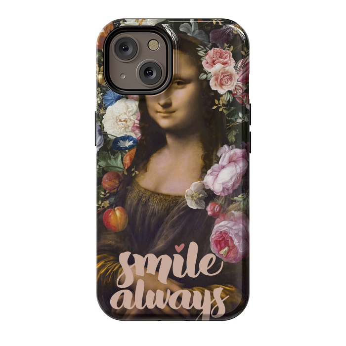 iPhone 14 StrongFit Smile Always, Mona Lisa by amini54