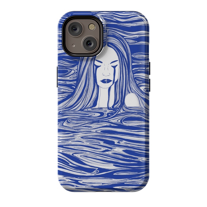 iPhone 14 StrongFit Blue Sea Nymph by ECMazur 