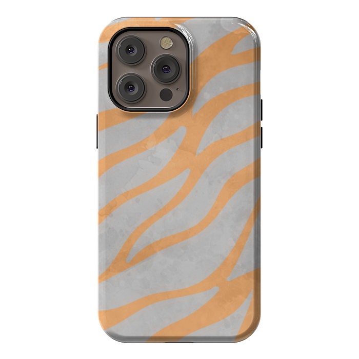 iPhone 14 Pro max StrongFit Textured orange by Josie