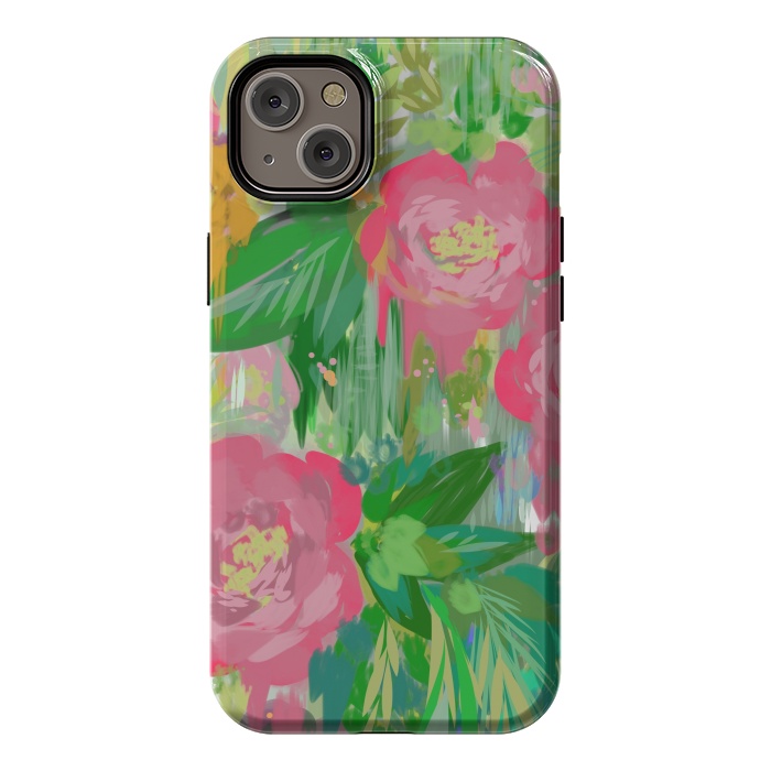iPhone 14 Plus StrongFit Wild Roses by Josie
