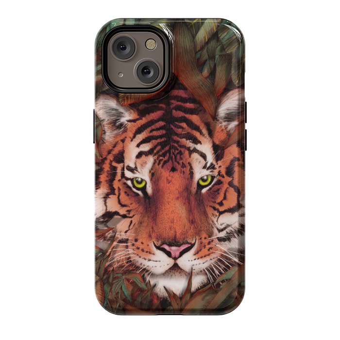 iPhone 14 StrongFit Jungle Tiger Majesty Colour Version by ECMazur 