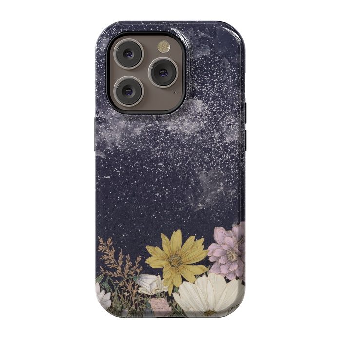 iPhone 14 Pro StrongFit Galaxy in Bloom by ECMazur 