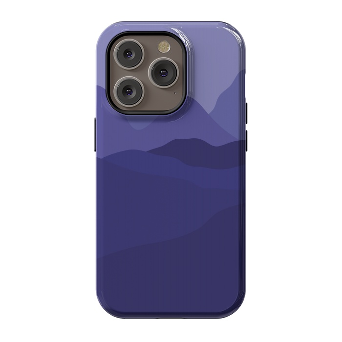 iPhone 14 Pro StrongFit Purple Mountains by Martina