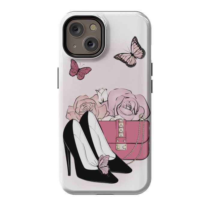 iPhone 14 StrongFit Pink fashionista by Martina