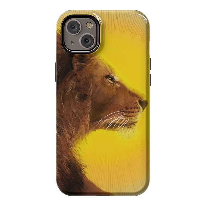 iPhone 14 Plus StrongFit Lion and Sun by ECMazur 