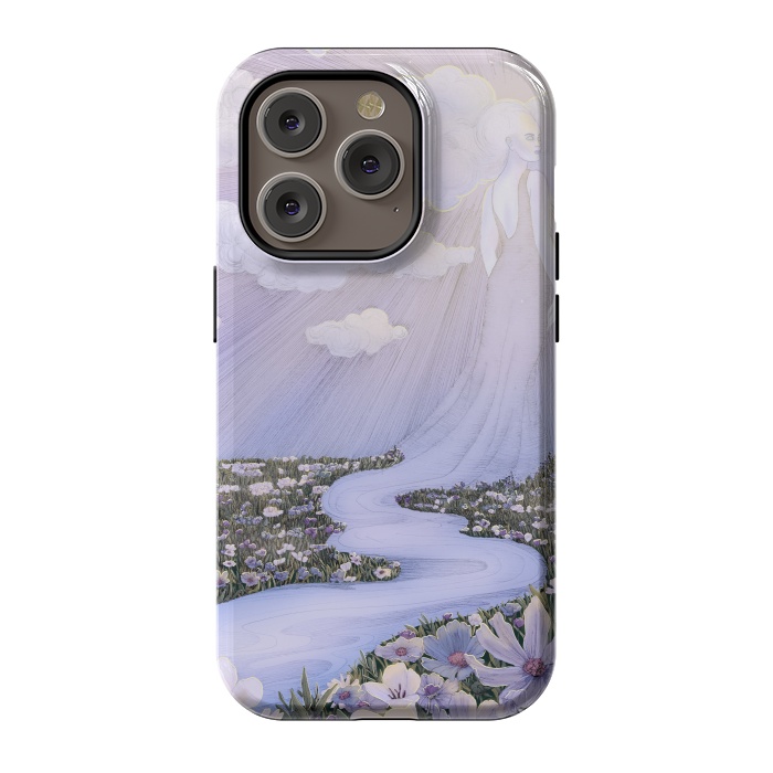 iPhone 14 Pro StrongFit Spirit of River and Sky by ECMazur 