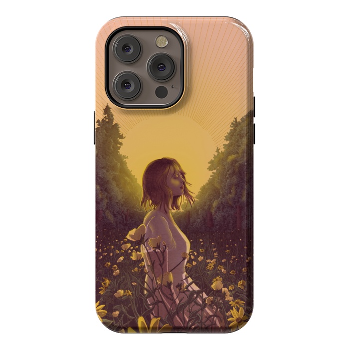 iPhone 14 Pro max StrongFit Dawn in the Meadow Colour Version by ECMazur 