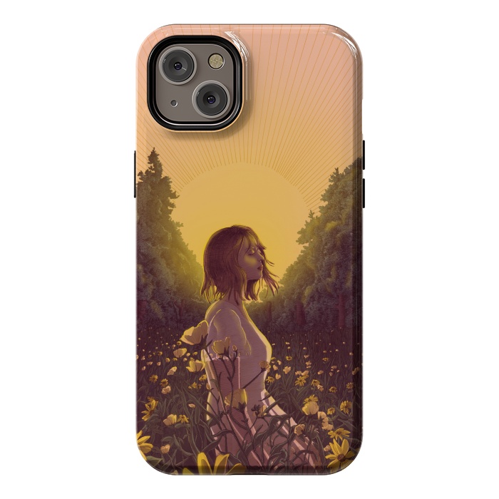 iPhone 14 Plus StrongFit Dawn in the Meadow Colour Version by ECMazur 