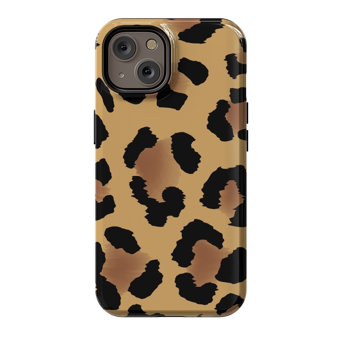 iPhone 14 StrongFit Brown Animal Print by ArtsCase