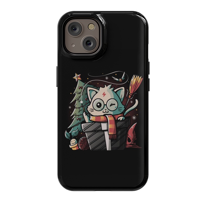 iPhone 14 StrongFit Meowgical Gift by eduely