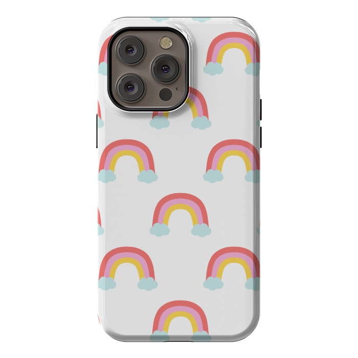 iPhone 14 Pro max StrongFit Rainbows by Sam Pernoski