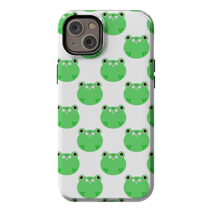 iPhone 14 Plus StrongFit Happy Frogs by Sam Pernoski