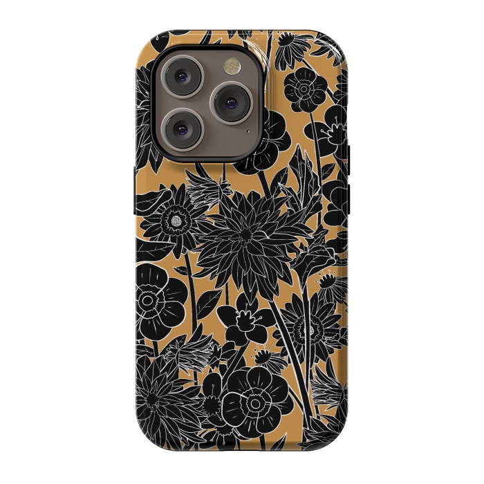 iPhone 14 Pro StrongFit Dark gold spring by Steve Wade (Swade)