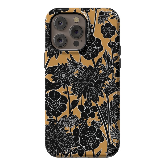 iPhone 14 Pro max StrongFit Dark gold spring by Steve Wade (Swade)