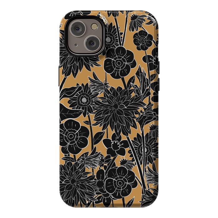 iPhone 14 Plus StrongFit Dark gold spring by Steve Wade (Swade)