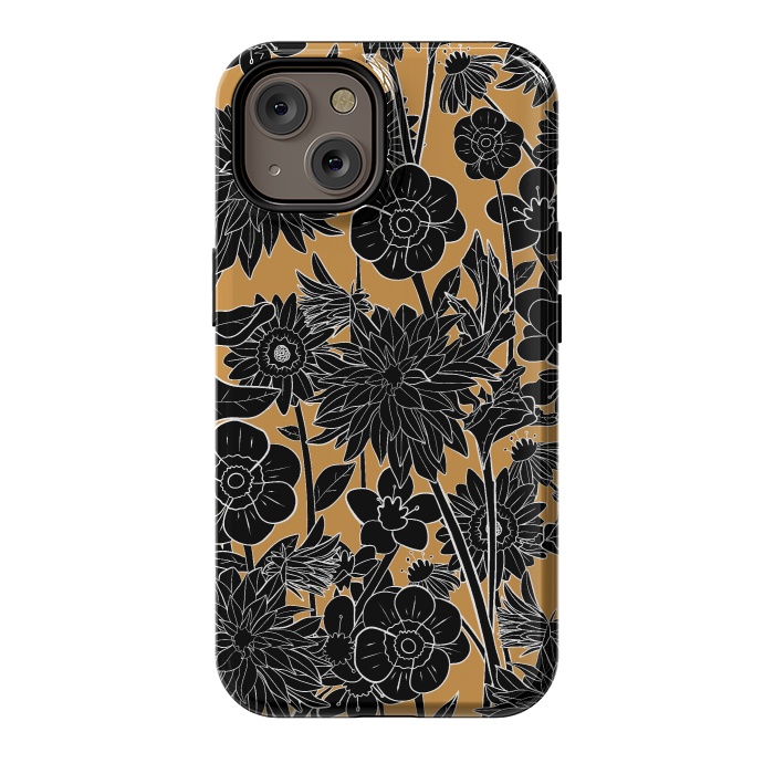 iPhone 14 StrongFit Dark gold spring by Steve Wade (Swade)