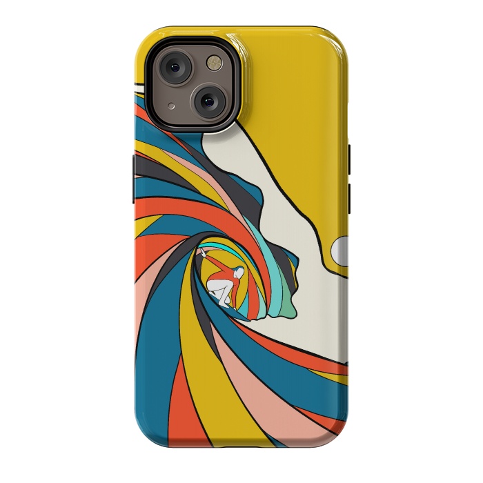iPhone 14 StrongFit The big surf wave by Steve Wade (Swade)