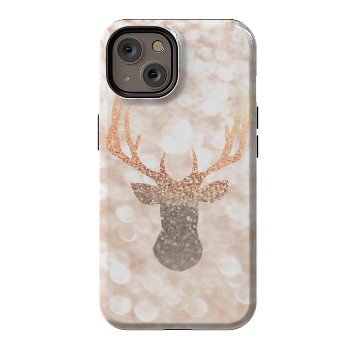 iPhone 14 StrongFit CHAMPAGNER SANDY  STAG by Monika Strigel
