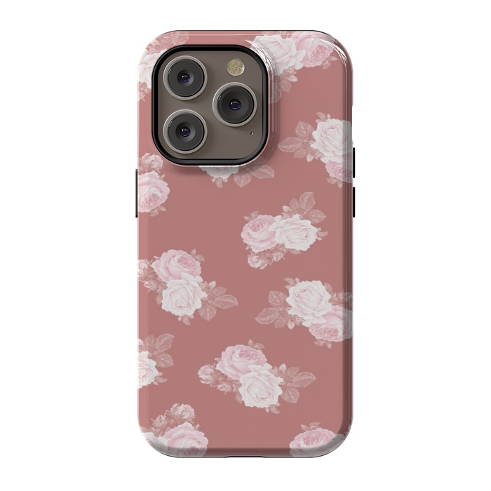 iPhone 14 Pro StrongFit Pink Floral by CAS