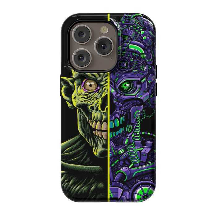 iPhone 14 Pro StrongFit Zombie vs Robot by Alberto