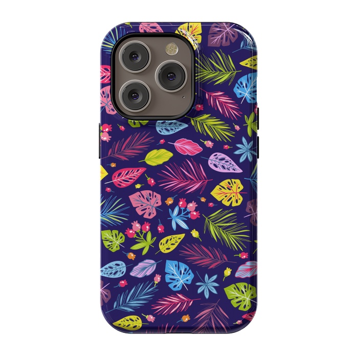 iPhone 14 Pro StrongFit Summer Coulored Floral Design by ArtsCase