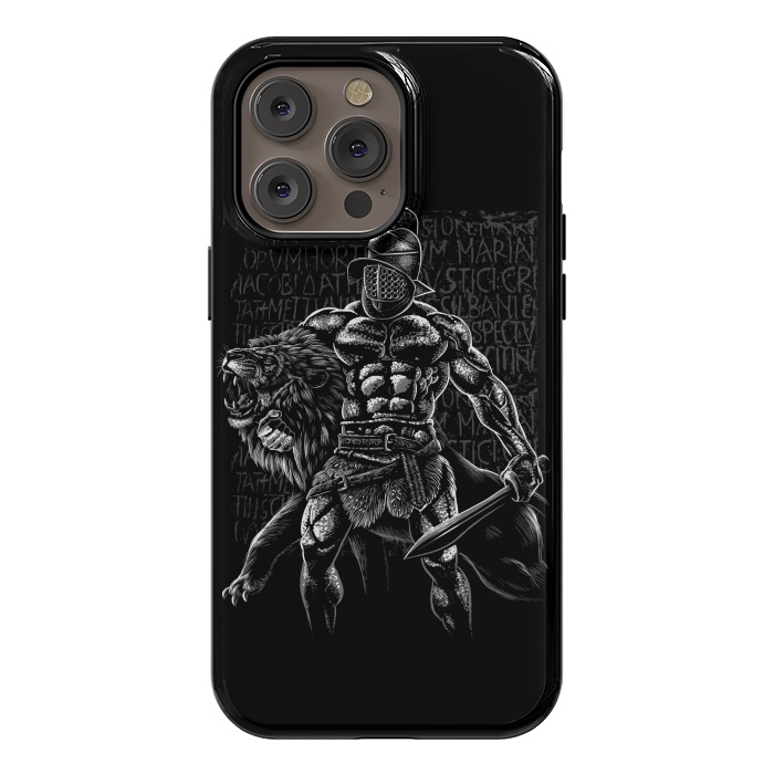 iPhone 14 Pro max StrongFit bodybuilder vs lion by Alberto