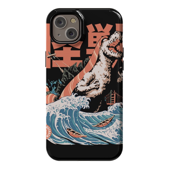 iPhone 14 Plus StrongFit Dino Sushi by Ilustrata