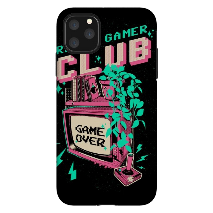 iPhone 11 Pro Max StrongFit Retro Gamer Club  by Ilustrata