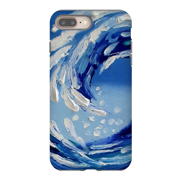 iPhone 8 plus StrongFit Seascape painting oil textural  by ArtKingdom7