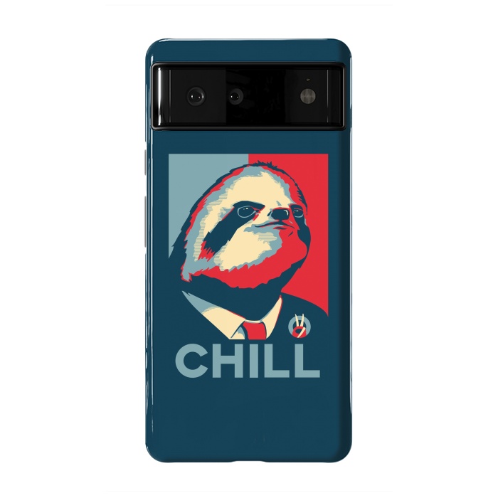 Pixel 6 StrongFit Sloth For President by Grant Stephen Shepley