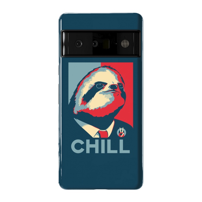 Pixel 6 Pro StrongFit Sloth For President by Grant Stephen Shepley