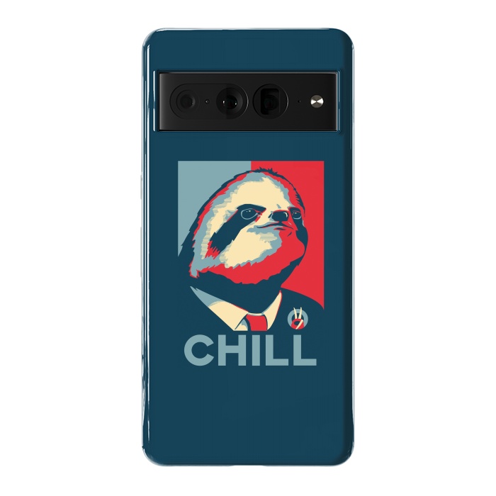 Pixel 7 Pro StrongFit Sloth For President by Grant Stephen Shepley