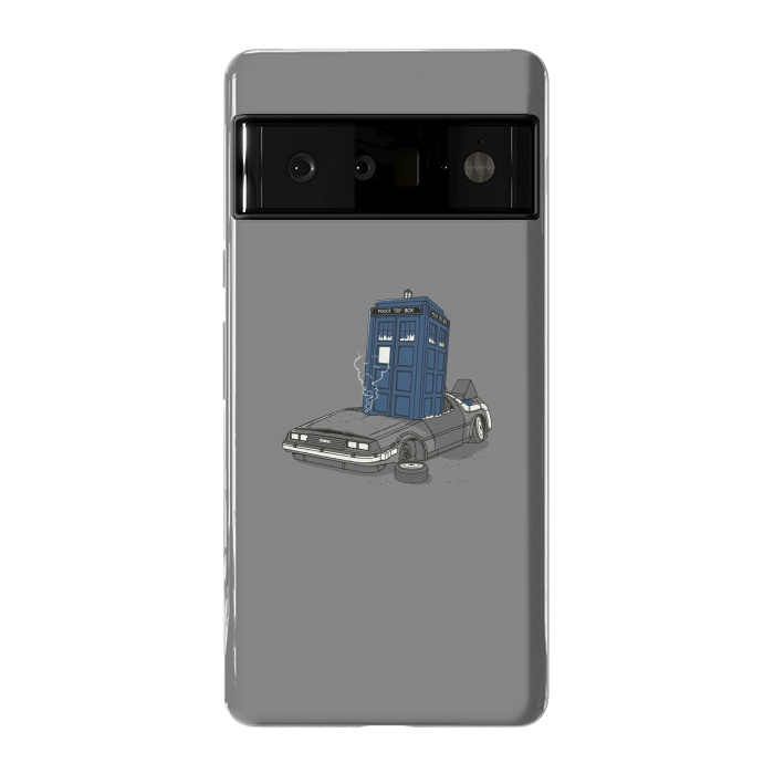 Pixel 6 Pro StrongFit Stuck in the future by Xylo Riescent