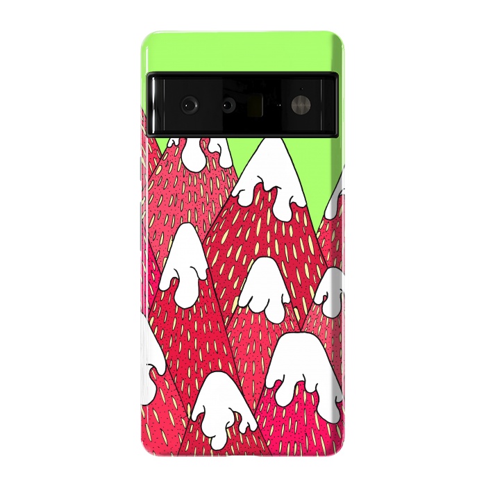 Pixel 6 Pro StrongFit Strawberry Mountains by Steve Wade (Swade)