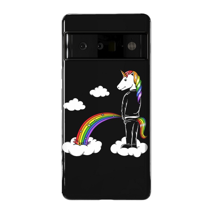 Pixel 6 Pro StrongFit Unicorn Rainbow by Coffee Man