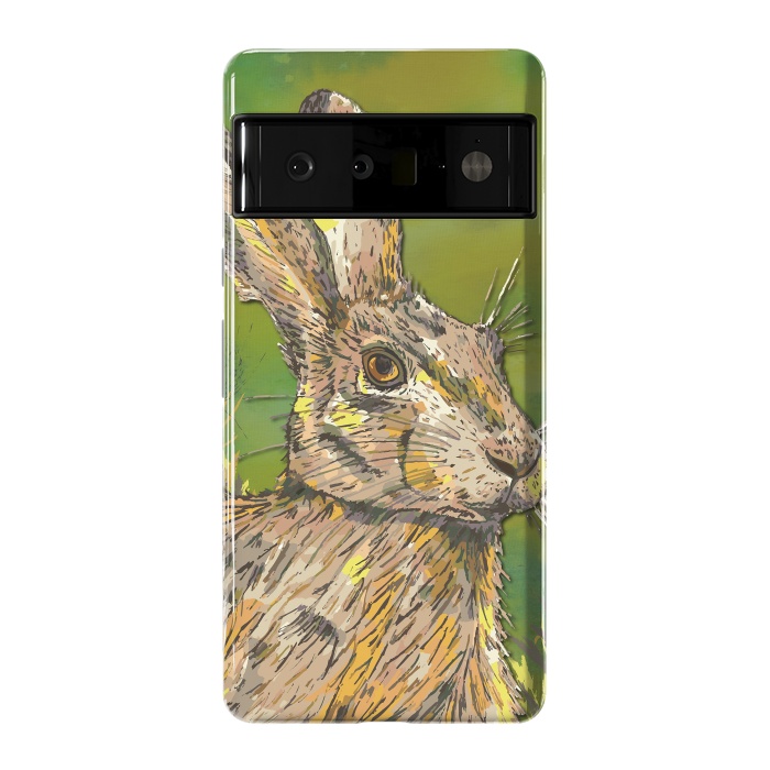 Pixel 6 Pro StrongFit Summer Hare by Lotti Brown
