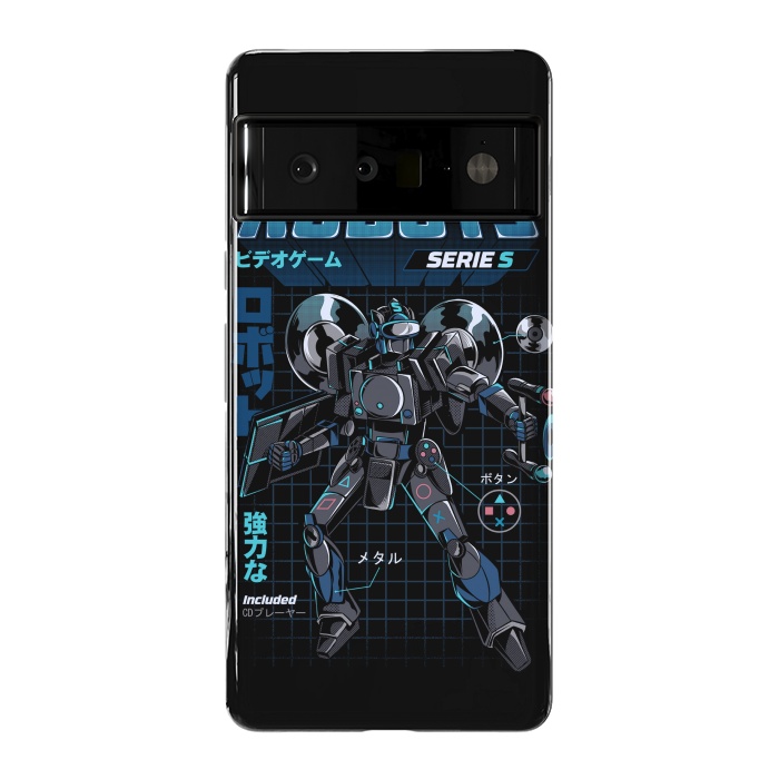 Pixel 6 Pro StrongFit Video Game Robot - Model S by Ilustrata