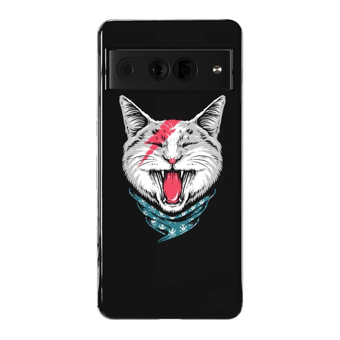 Pixel 7 Pro StrongFit Cat Rock by Afif Quilimo