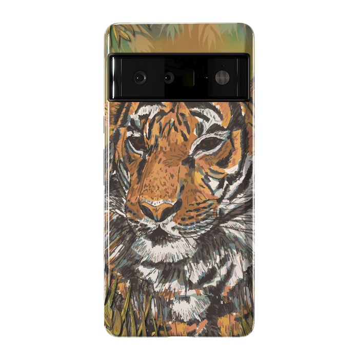 Pixel 6 Pro StrongFit Tiger by Lotti Brown