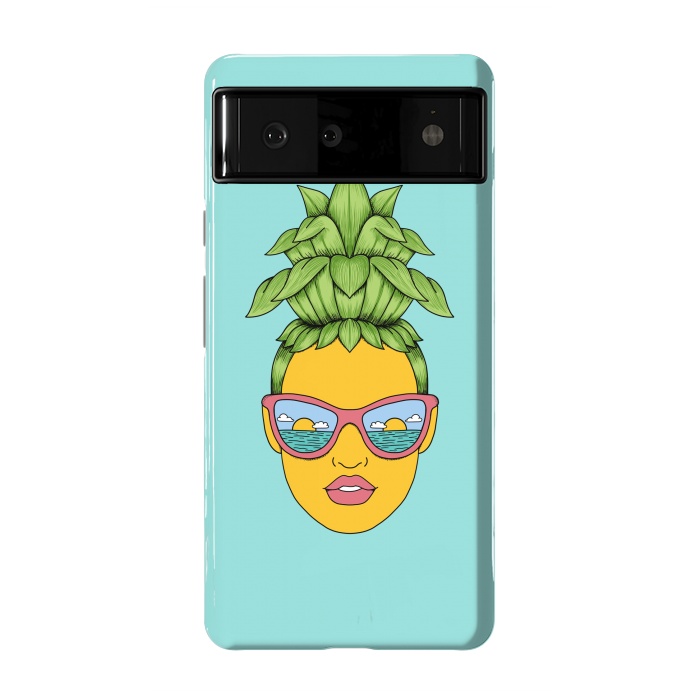 Pixel 6 StrongFit Pineapple Girl by Coffee Man