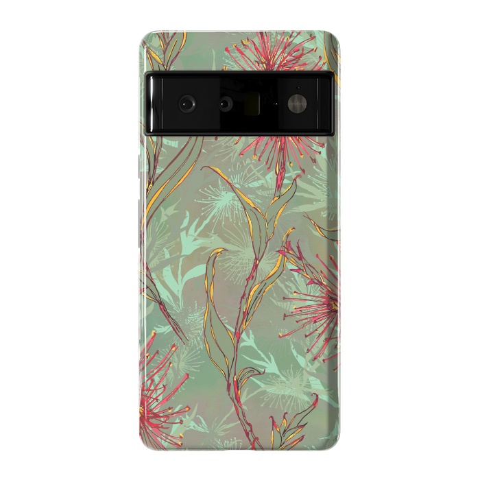 Pixel 6 Pro StrongFit Red Gum Flower by Lotti Brown