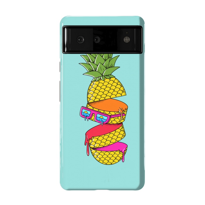 Pixel 6 StrongFit Pineapple Colors by Coffee Man